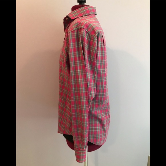 Lands End Plaid Shirt - Picture 3 of 8